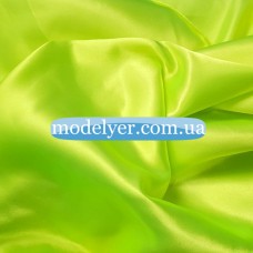 Ткань Атлас простой (лимонный)